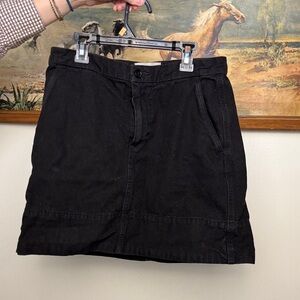 Denim black mini skirt Everlane - size 6